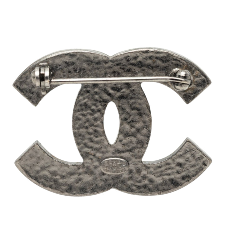 CC Émail et Brass Broche Other Noir
