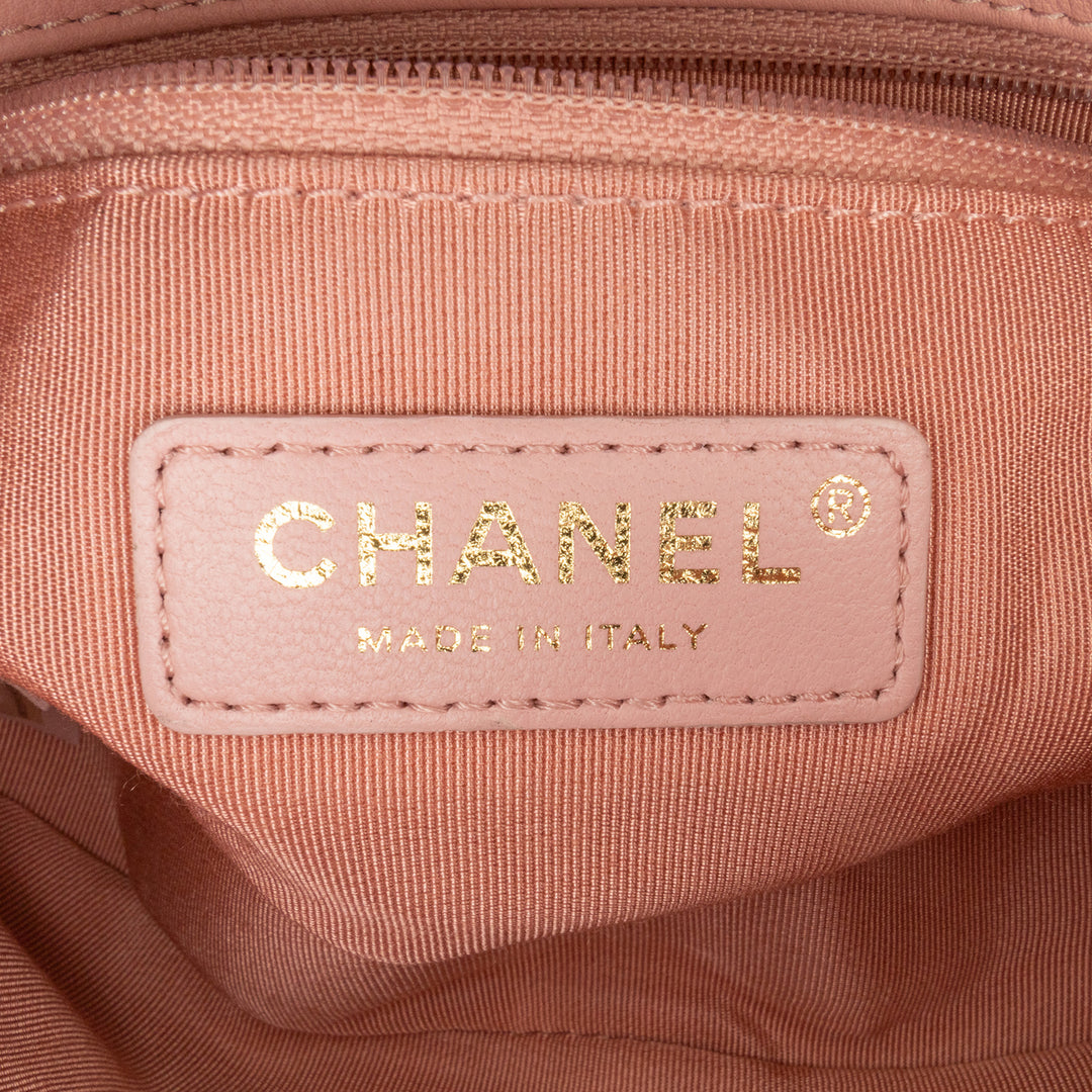 Chanel Mini Tweed Pearl Handle Flap Pink - GABY PARIS