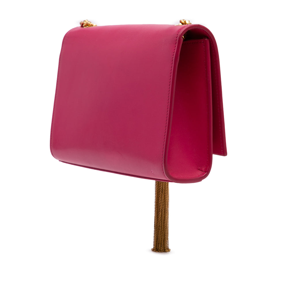 Medium Smooth Calfskin Classic Monogram Kate Tassel Crossbody Pink - Gaby Paris