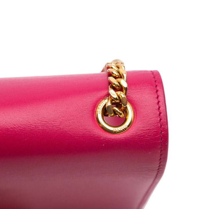 Medium Smooth Calfskin Classic Monogram Kate Tassel Crossbody Pink - Gaby Paris