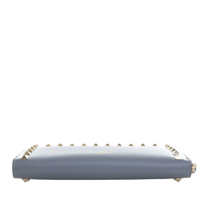 Rockstud Portefeuille long zippé Bleu