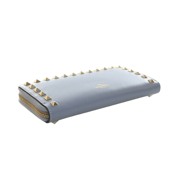 Rockstud Portefeuille long zippé Bleu