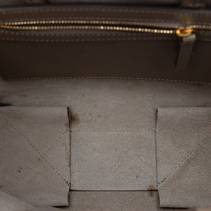 Celine Small Cuir de veau grainé Cabas vertical