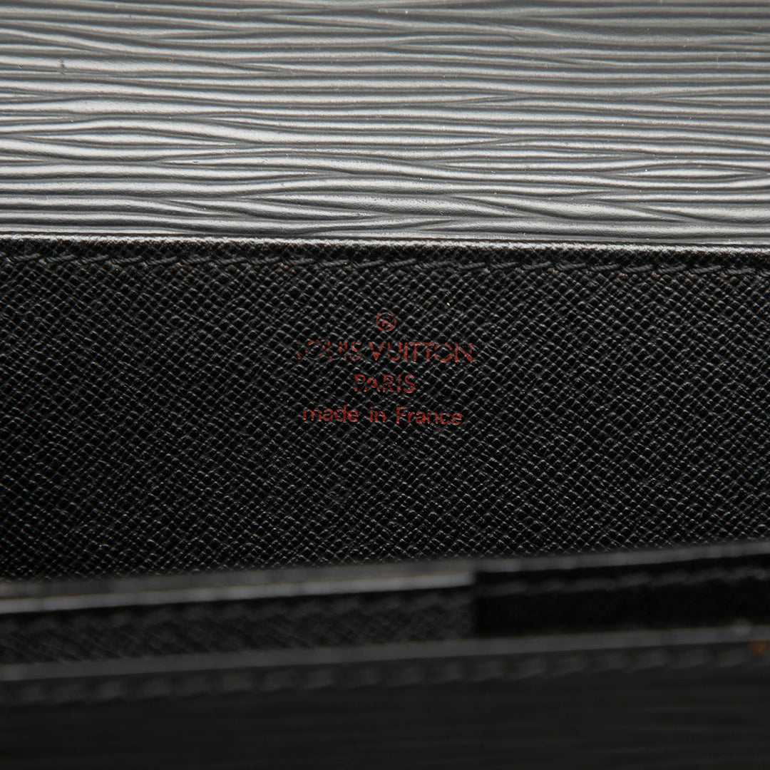 Louis Vuitton Serviette Conseiller Épi Noir – vue 5 – GABY PARIS