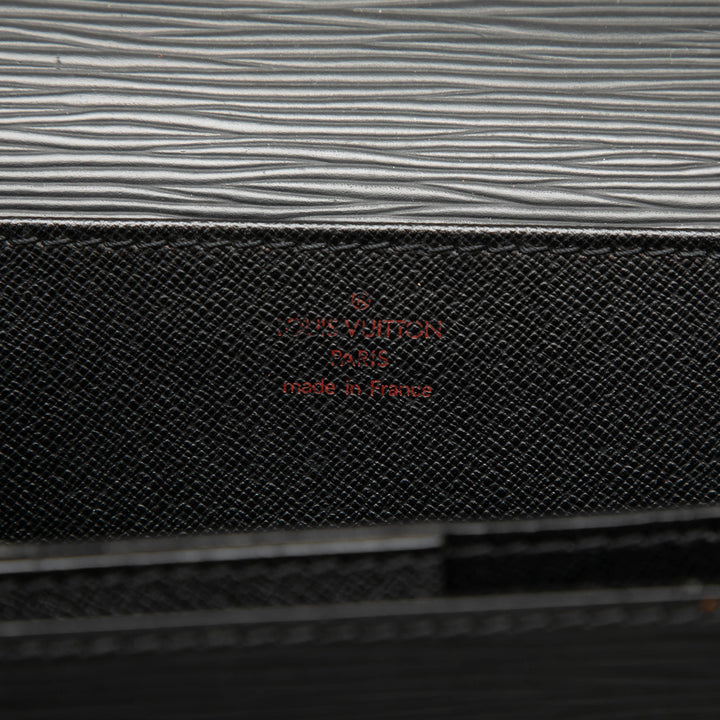 Louis Vuitton Serviette Conseiller Épi Noir – vue 5 – GABY PARIS