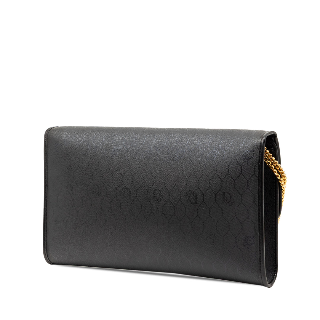 Dior Honeycomb Coated Toile Chain Sac porté croisé