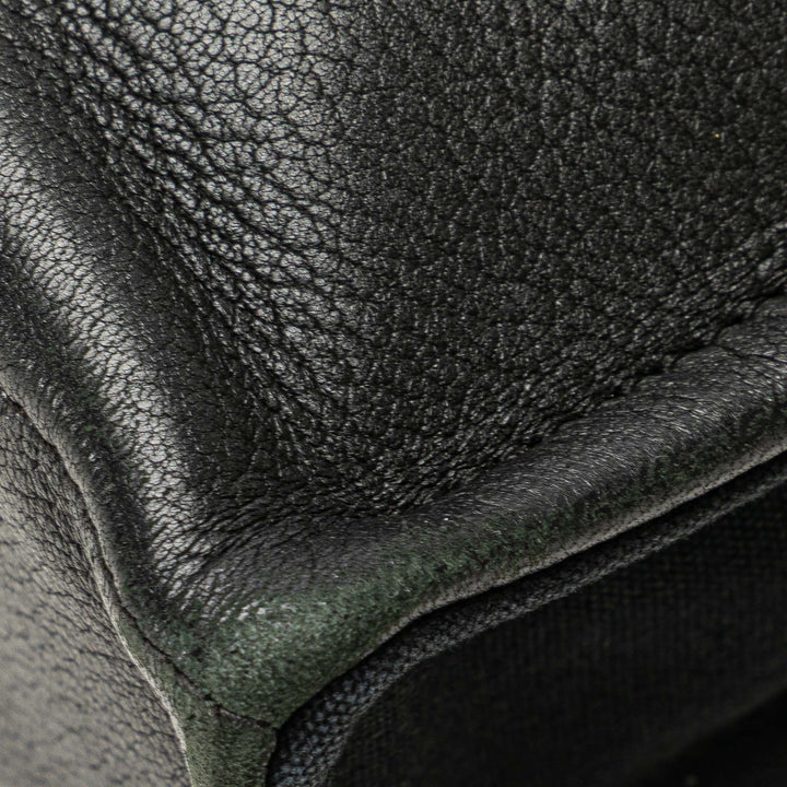 Canvas and Leather Fourre Tout PM Blue - Gaby Paris