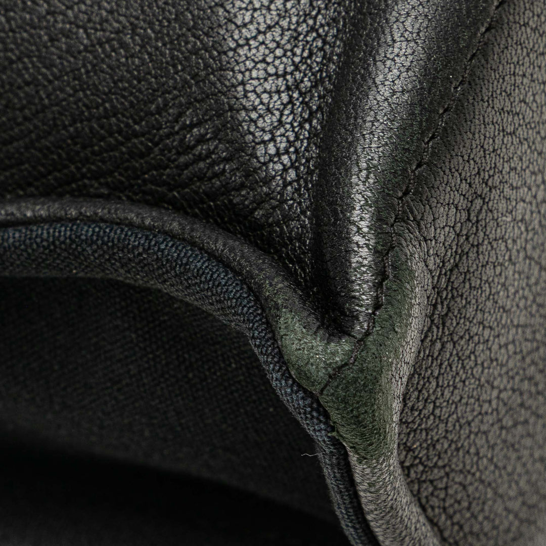 Canvas and Leather Fourre Tout PM Blue - Gaby Paris