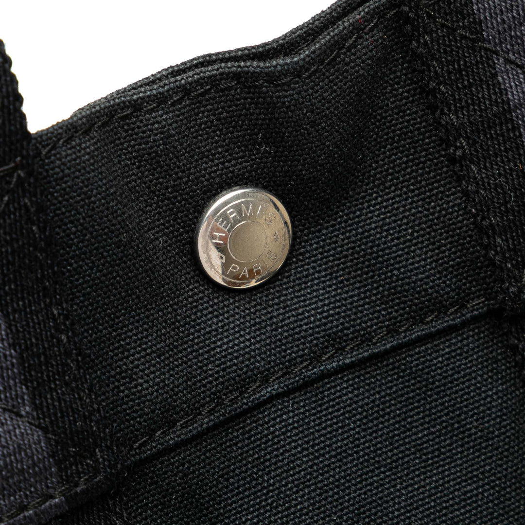 Canvas and Leather Fourre Tout PM Blue - Gaby Paris