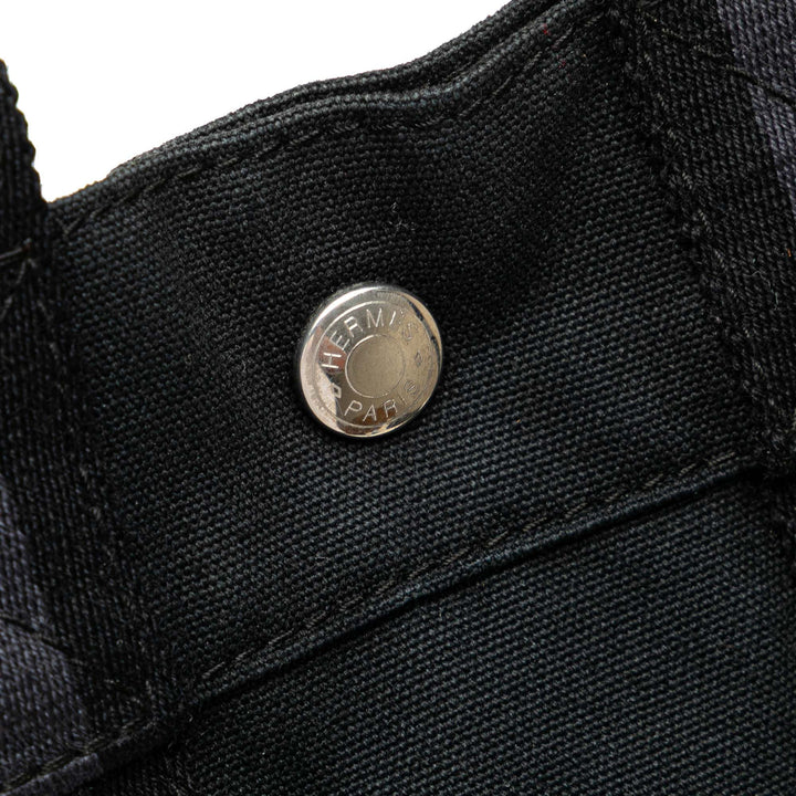 Canvas and Leather Fourre Tout PM Blue - Gaby Paris