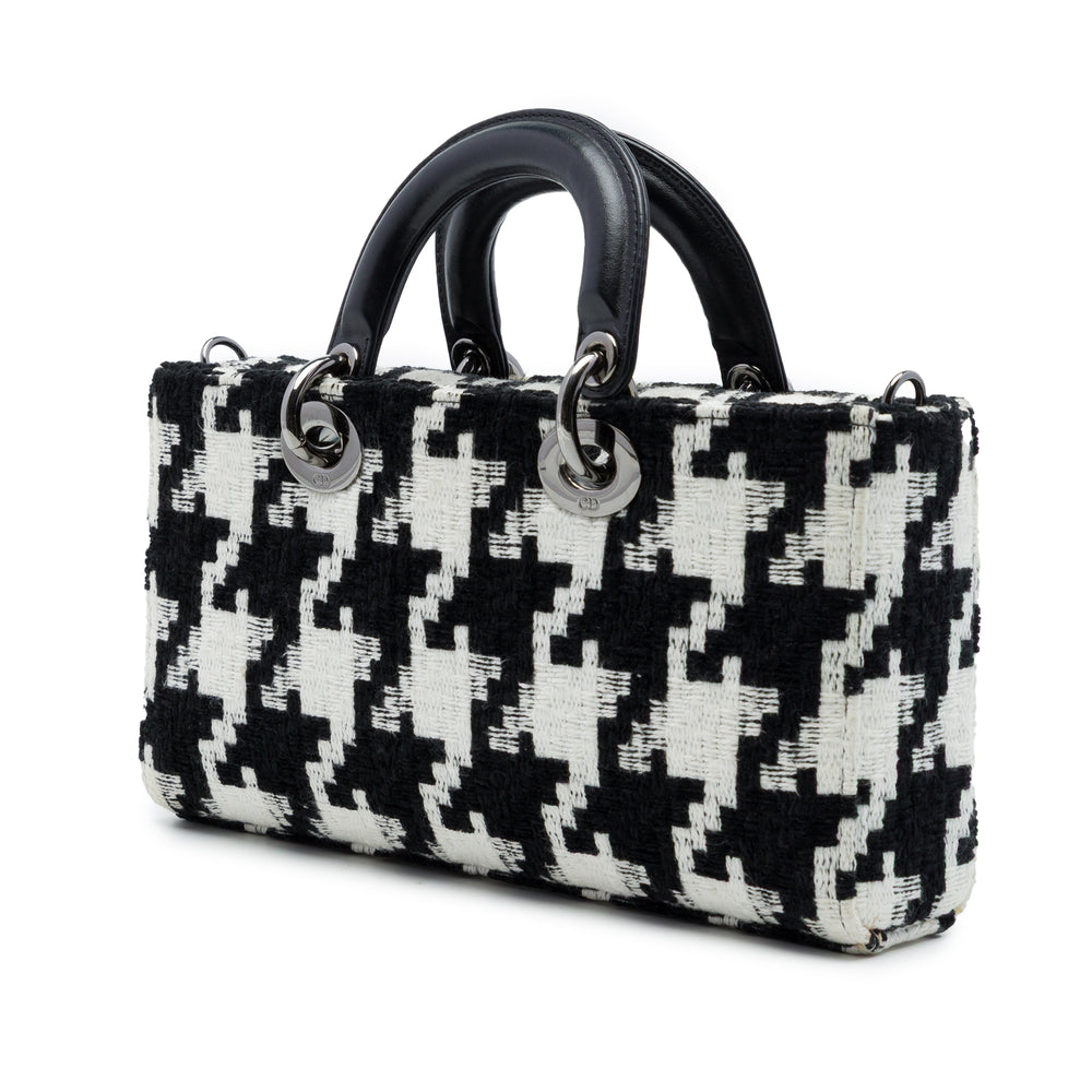 Dior Macro Houndstooth Lady D Joy Moyen Noir – vue 2 – GABY PARIS