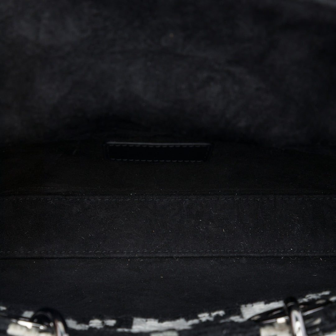 Dior Macro Houndstooth Lady D Joy Moyen Noir – vue 4 – GABY PARIS