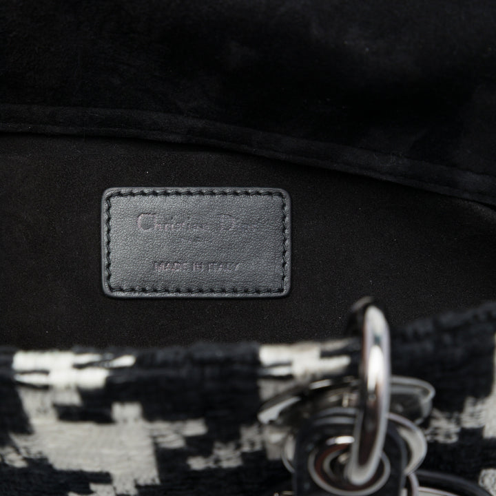 Dior Macro Houndstooth Lady D Joy Moyen Noir – vue 5 – GABY PARIS