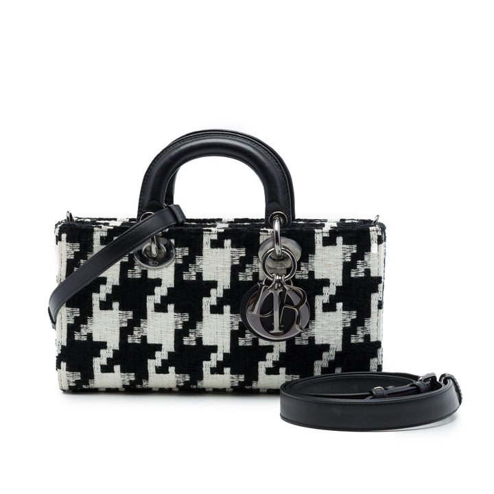 Dior Macro Houndstooth Lady D Joy Moyen Noir – vue 7 – GABY PARIS