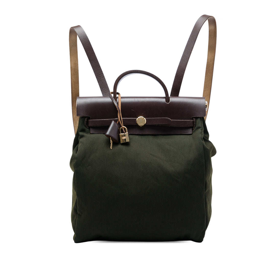 Hermès Herbag Sac à dos GM Tissu