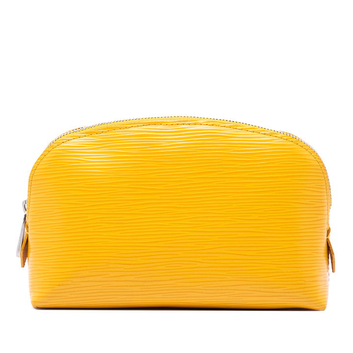 Trousse de maquillage PM Épi Jaune