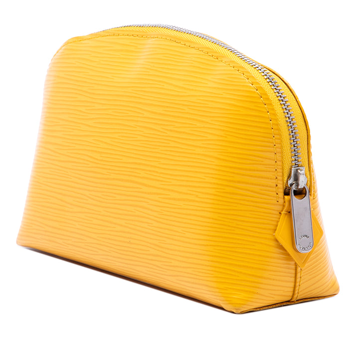 Trousse de maquillage PM Épi Jaune
