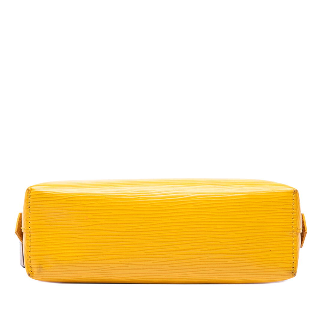 Trousse de maquillage PM Épi Jaune