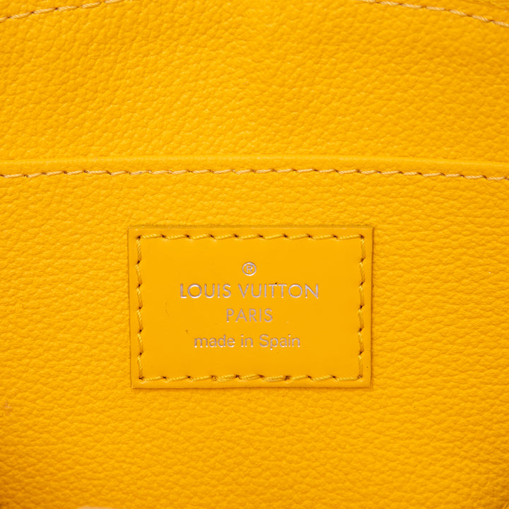 Trousse de maquillage PM Épi Jaune