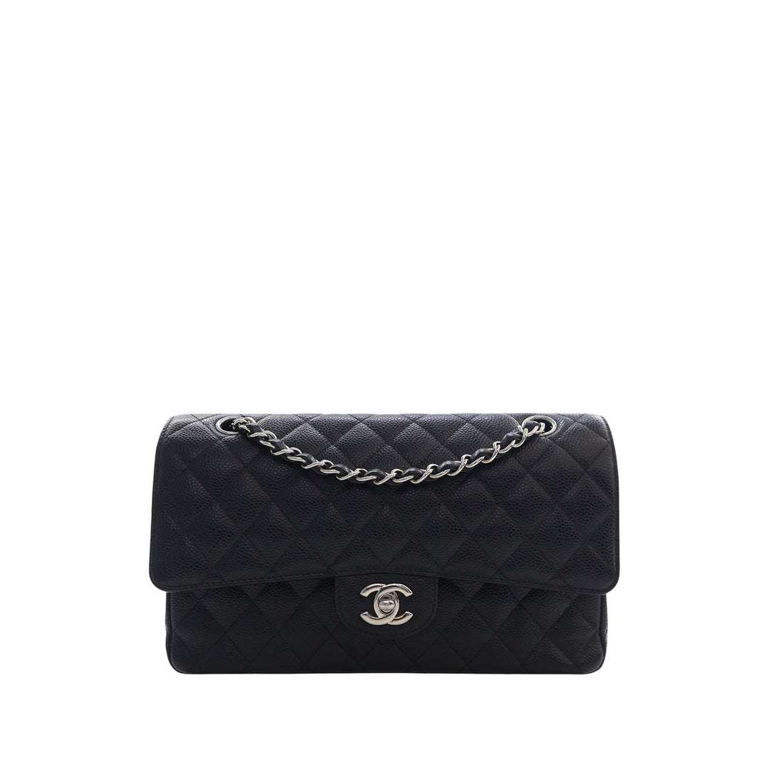 Chanel Medium Classic Caviar Double rabat