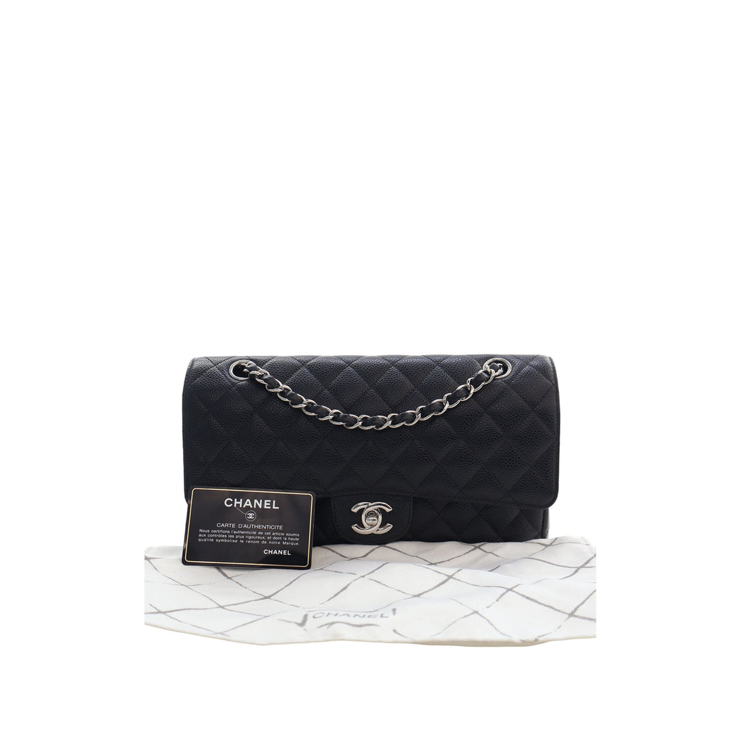 Chanel Medium Classic Caviar Double rabat