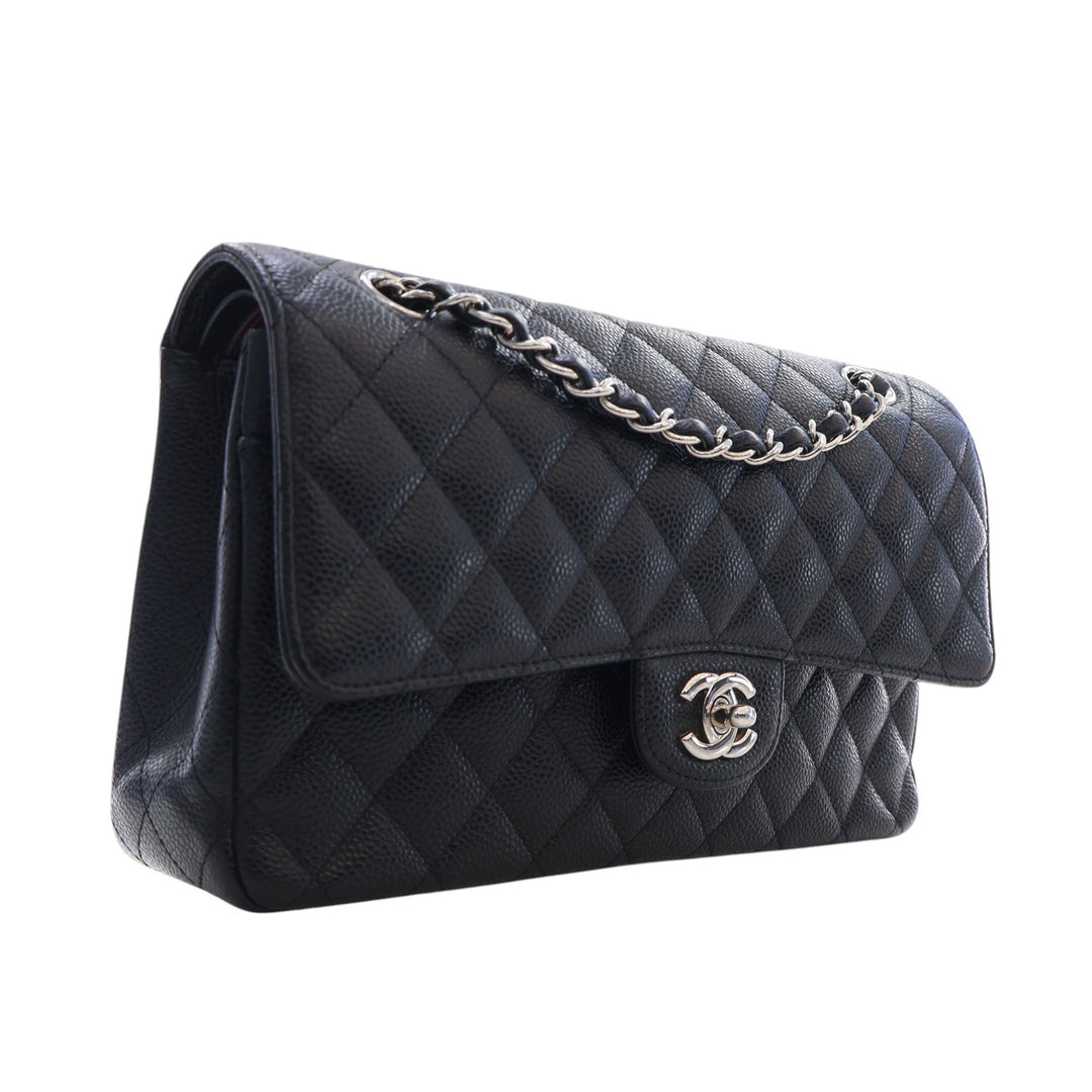 Chanel Medium Classic Caviar Double rabat