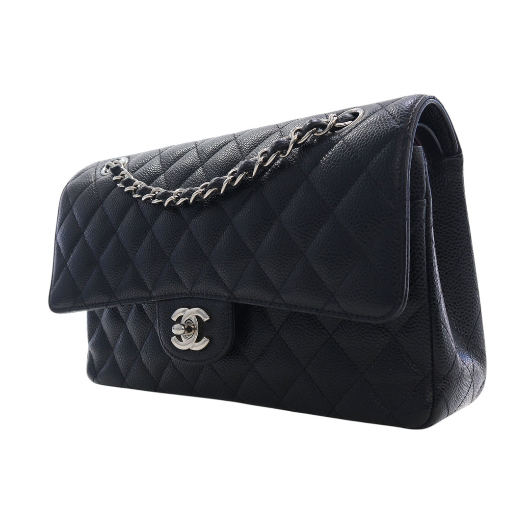 Chanel Medium Classic Caviar Double rabat