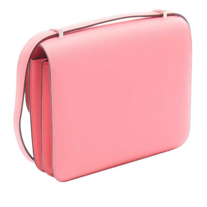 Hermès Sac bandoulière Constance 18 Evercolor Mini Rose – vue 2 – GABY PARIS
