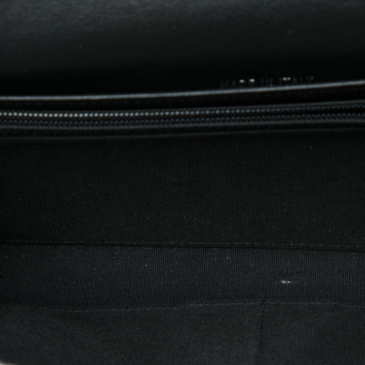 Chanel Matelassé Boy Wallet on Chain Cuir d'agneau Noir