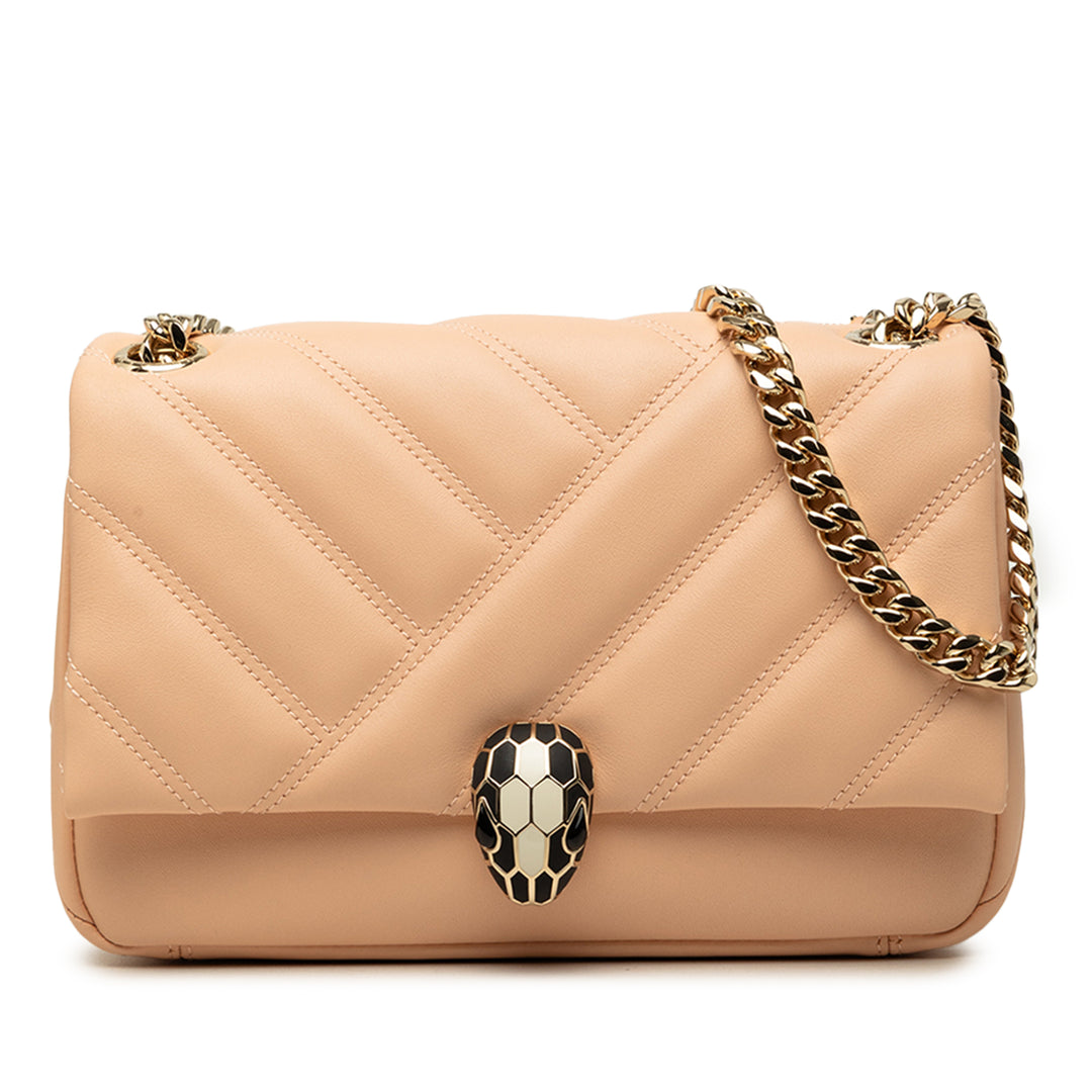 Serpenti Cabochon Sac Petit Rose