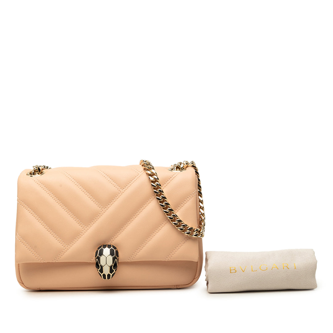 Serpenti Cabochon Sac Petit Rose