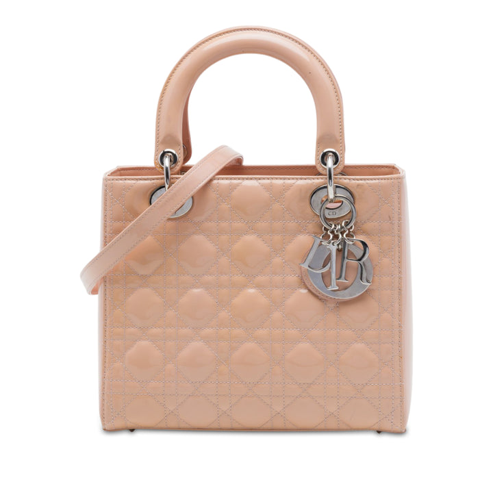 Lady Dior Cannage Moyen Rose