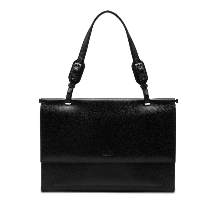grainé sac à Cuir de veau grainé Noir