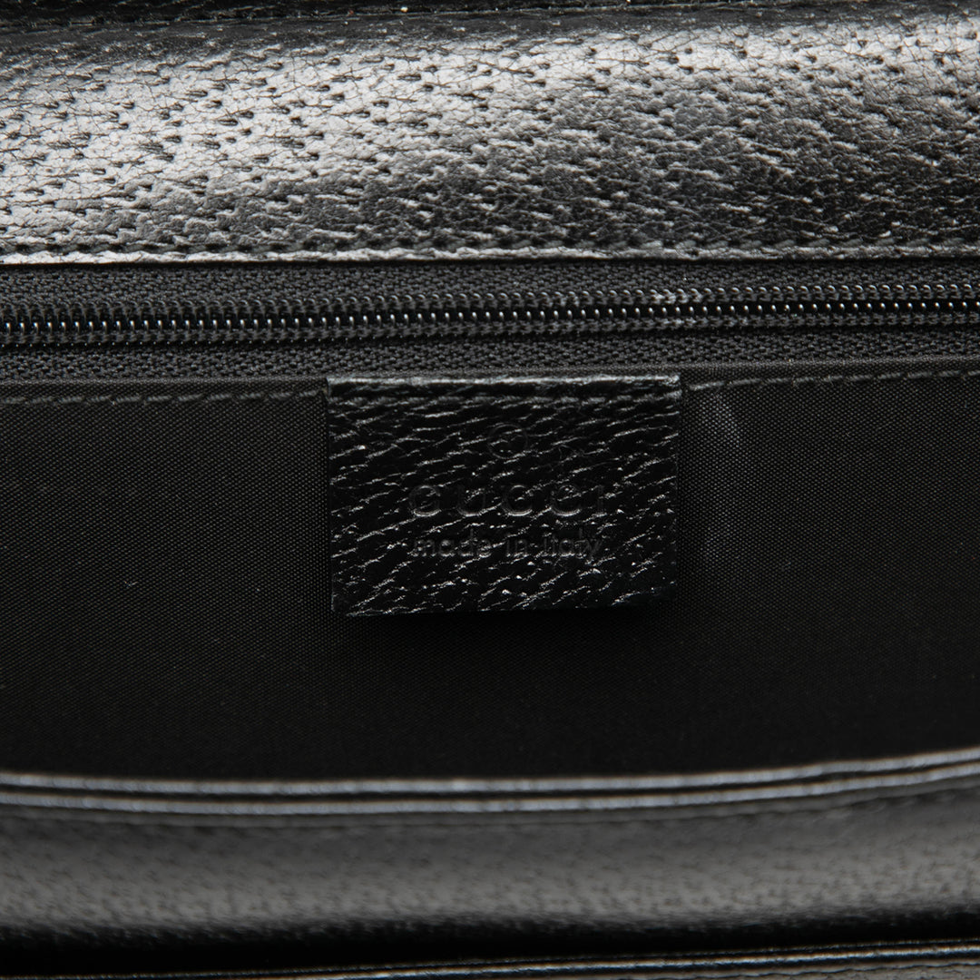 grainé sac à Cuir de veau grainé Noir