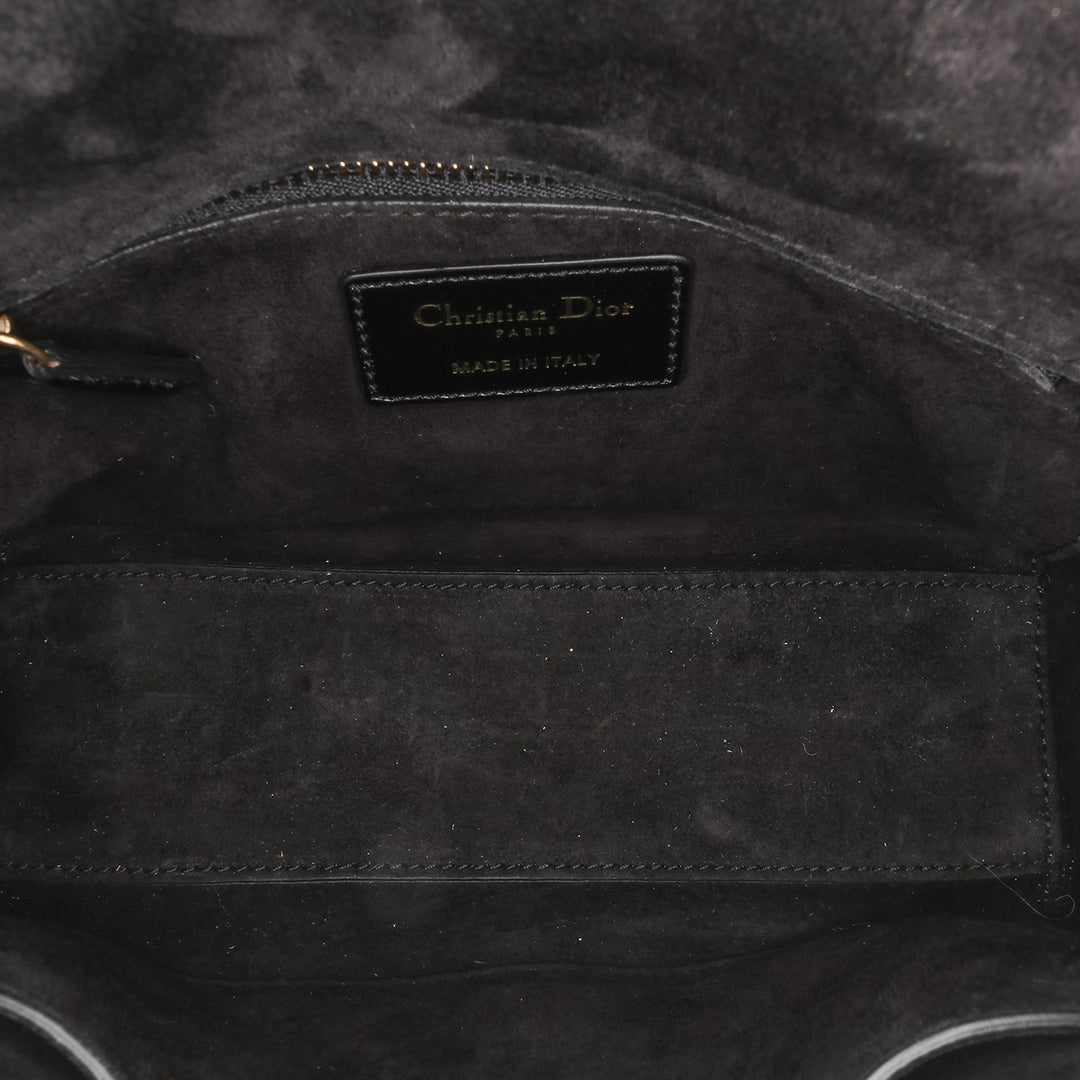 Small Crinkled Patent Cannage My ABCDior Lady Dior Black - Gaby Paris