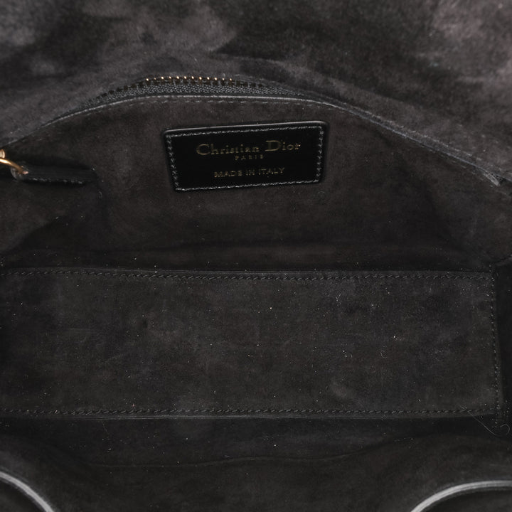 Small Crinkled Patent Cannage My ABCDior Lady Dior Black - Gaby Paris