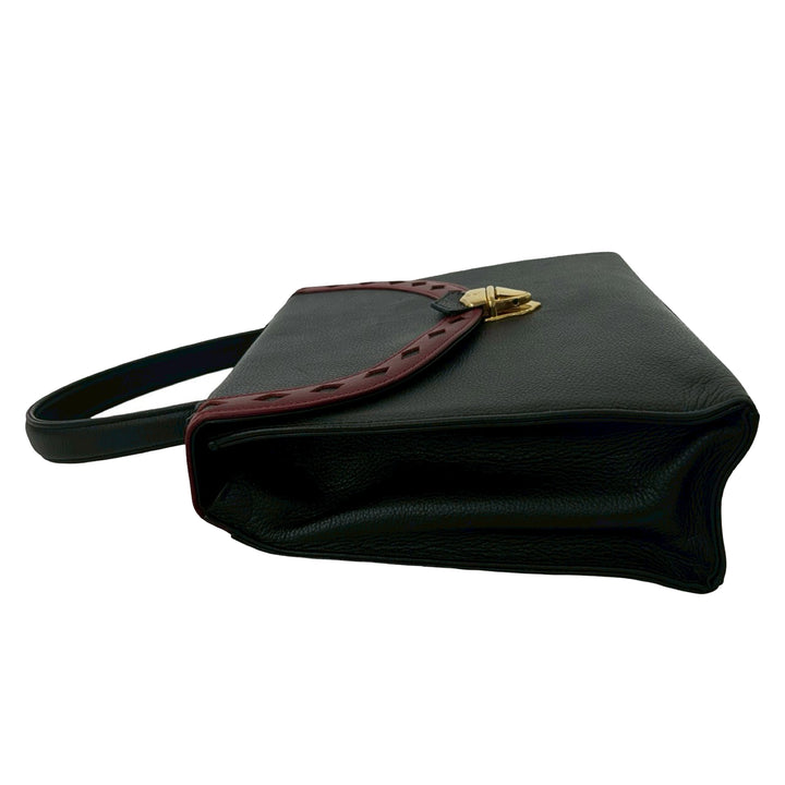 Saint Laurent Cuir Diamond Cut sac à anse supérieure