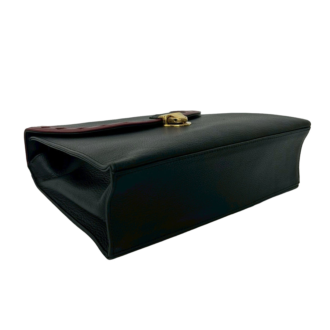 Saint Laurent Cuir Diamond Cut sac à anse supérieure