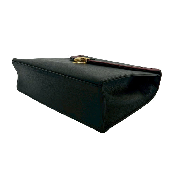 Saint Laurent Cuir Diamond Cut sac à anse supérieure