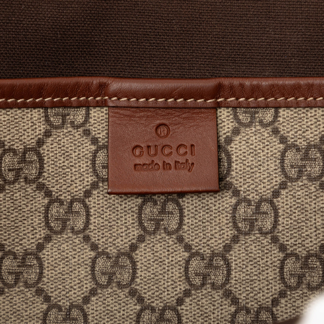 Gucci Cabas Web GG Supreme Marron – vue 5 – GABY PARIS