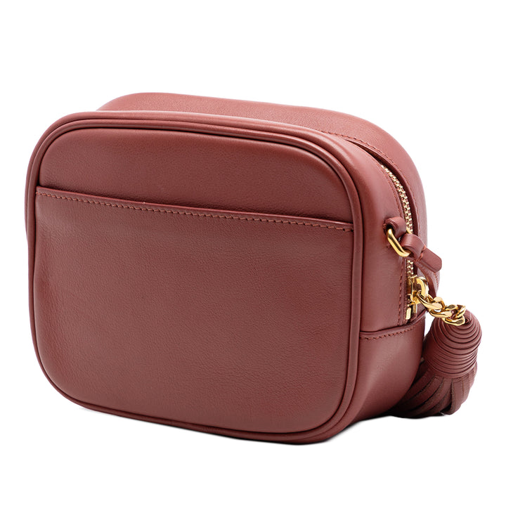 Blogger Sac Cuir de veau Rouge