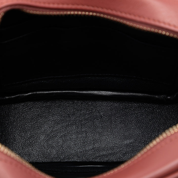 Blogger Sac Cuir de veau Rouge