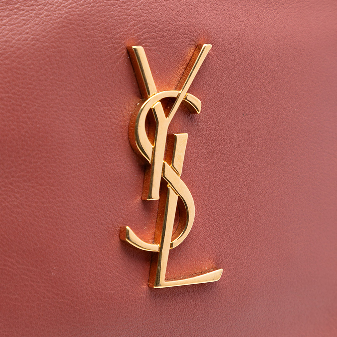 Blogger Sac Cuir de veau Rouge