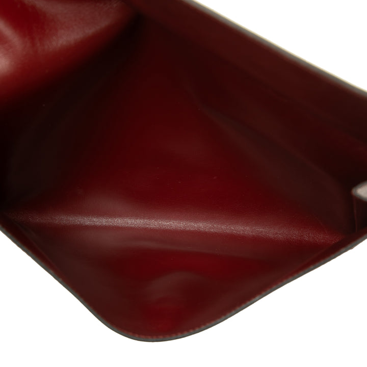 Hermès Pochette Box Veau Rio Box Rouge – vue 4 – GABY PARIS