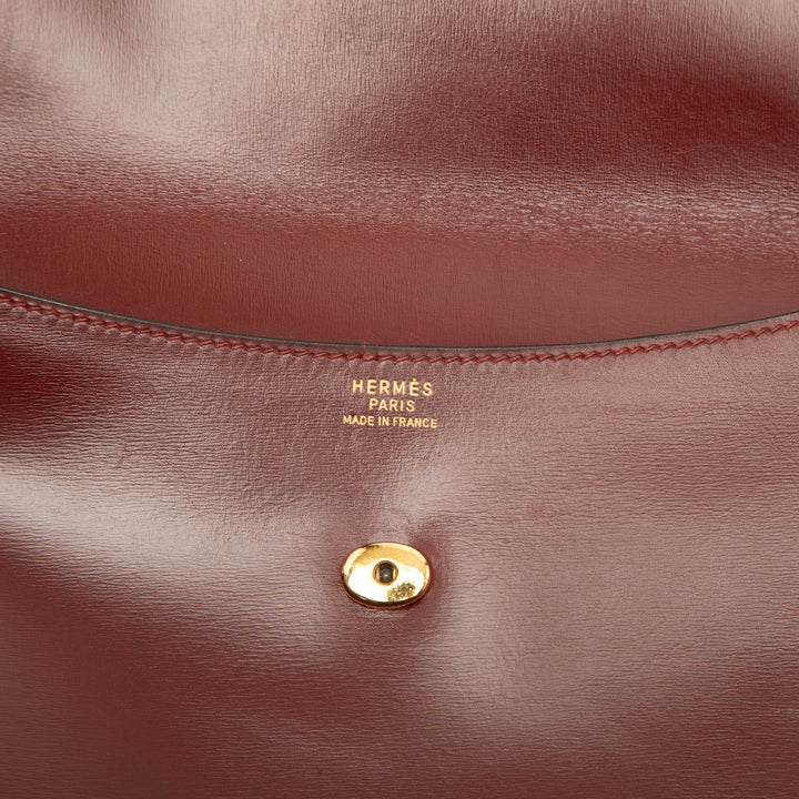 Hermès Pochette Box Veau Rio Box Rouge – vue 5 – GABY PARIS