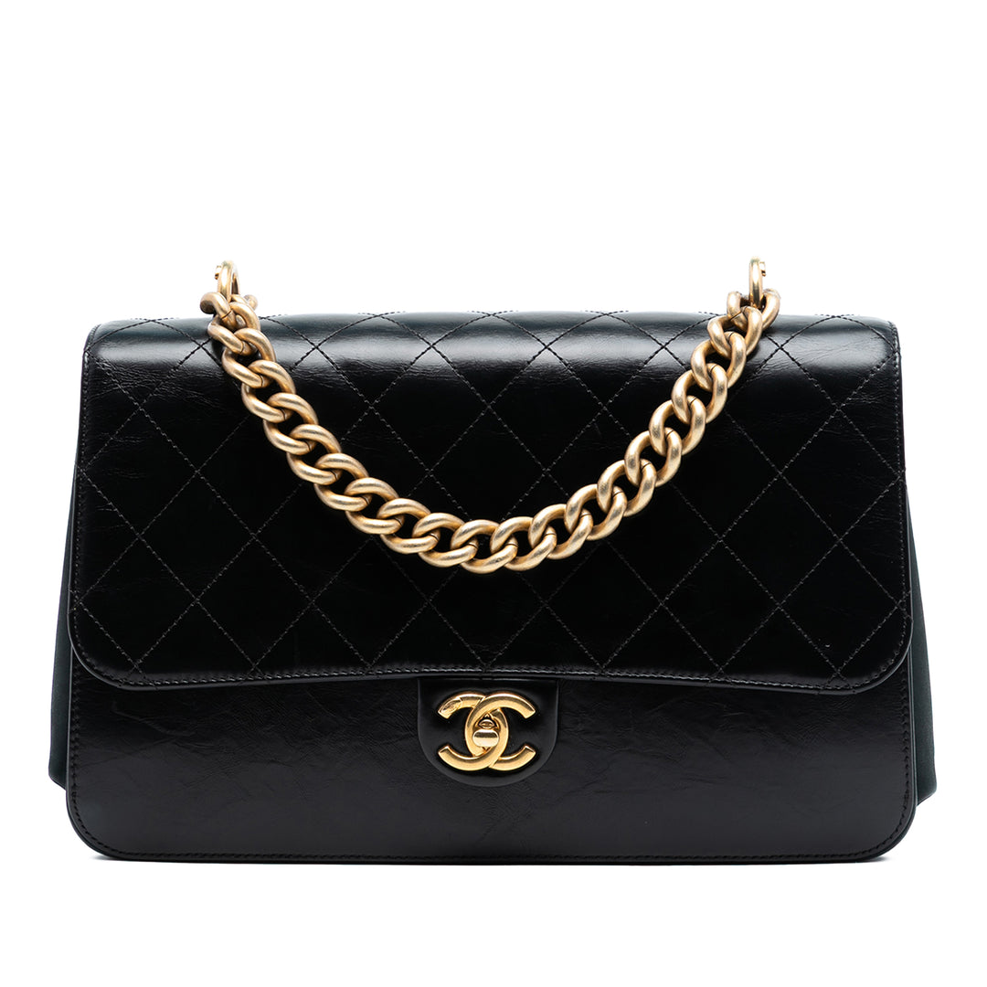 Chanel Paris Cosmopolite vieilli Cuir de veau Straight Lined à rabat – GABY PARIS Authentique