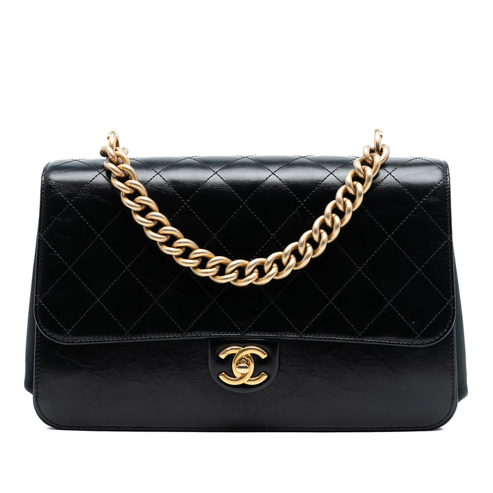 Chanel Paris Cosmopolite vieilli Cuir de veau Straight Lined à rabat – GABY PARIS Authentique