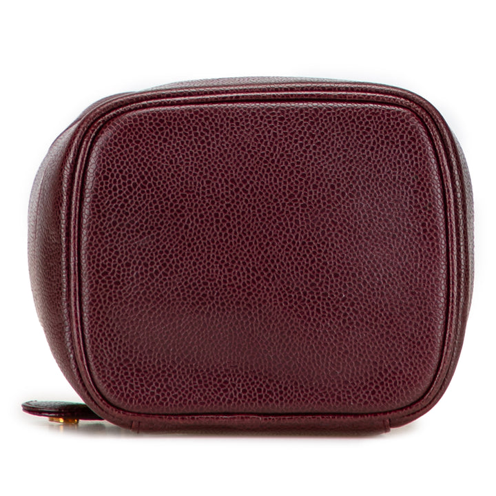 Chanel CC Caviar Vanity Bag Rouge