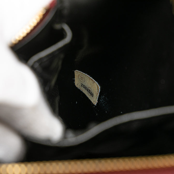 Chanel CC Caviar Vanity Bag Rouge
