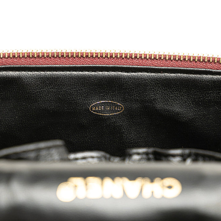 Chanel CC Caviar Vanity Bag Rouge